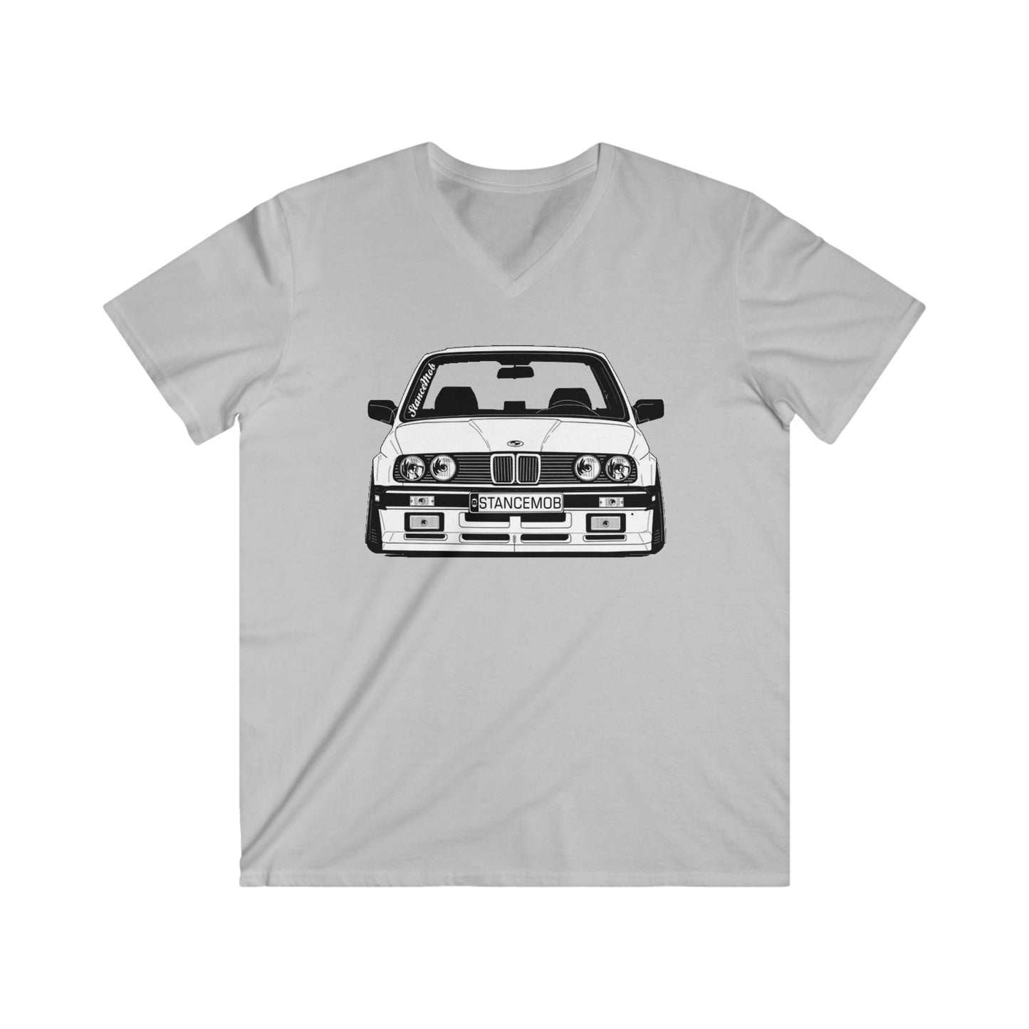 BMW Fitted V-Neck Short Sleeve Tee