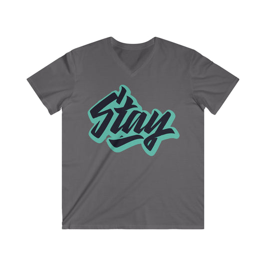 Custom Fitted V-Neck Short Sleeve Tee