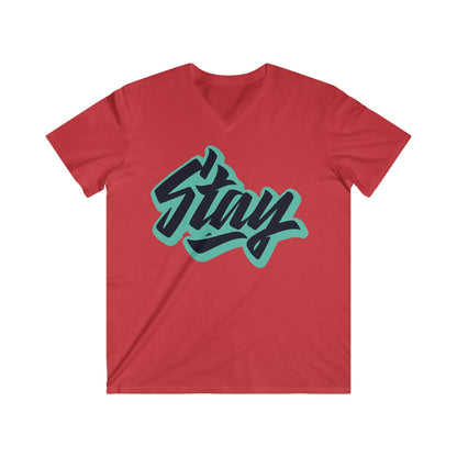 Custom Fitted V-Neck Short Sleeve Tee