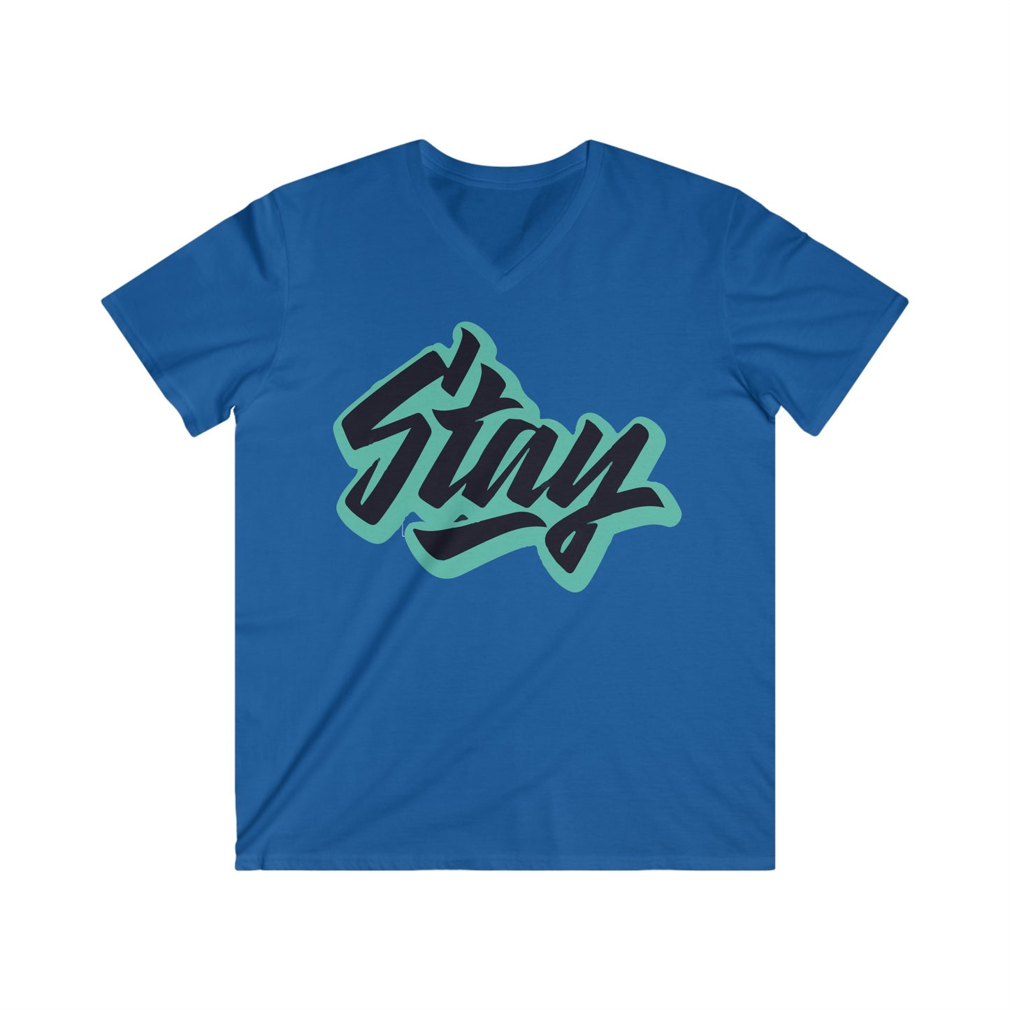 Custom Fitted V-Neck Short Sleeve Tee