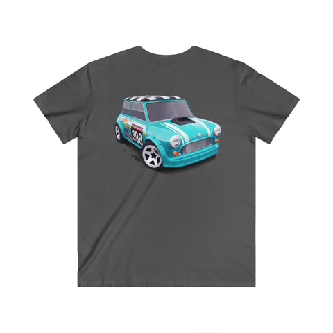Mini  Fitted V-Neck Short Sleeve Tee
