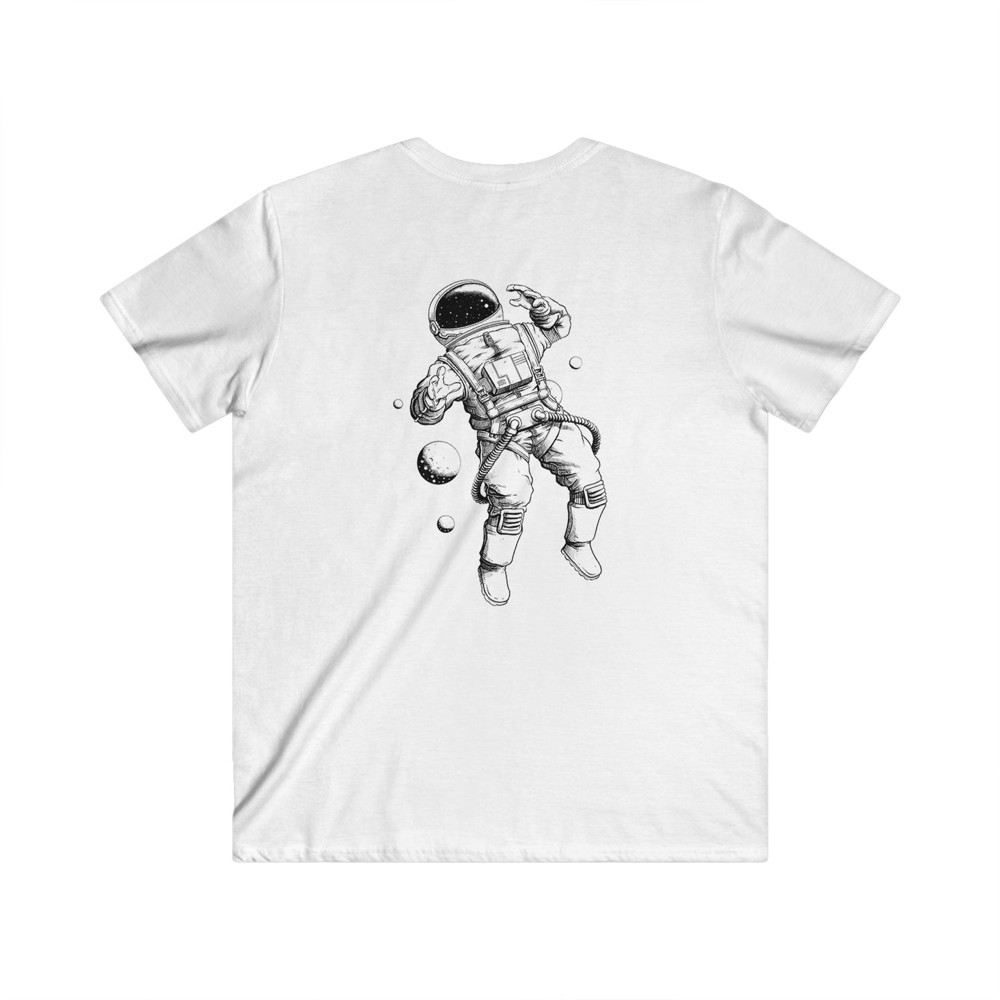 Custom Fitted V-Neck Short Sleeve Tee