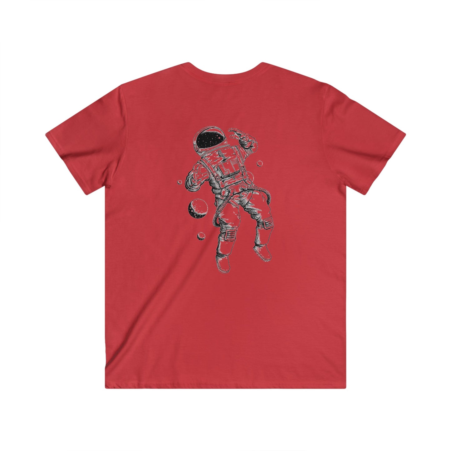 Custom Fitted V-Neck Short Sleeve Tee