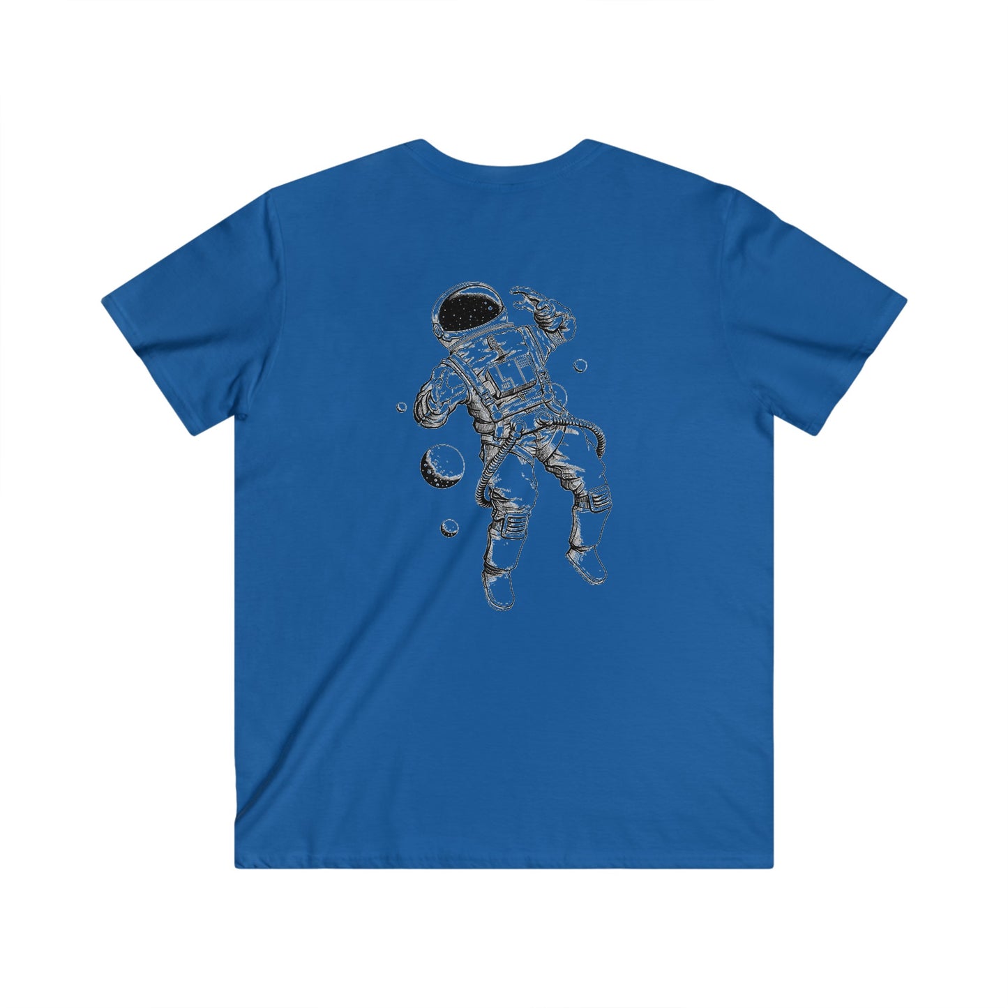 Custom Fitted V-Neck Short Sleeve Tee