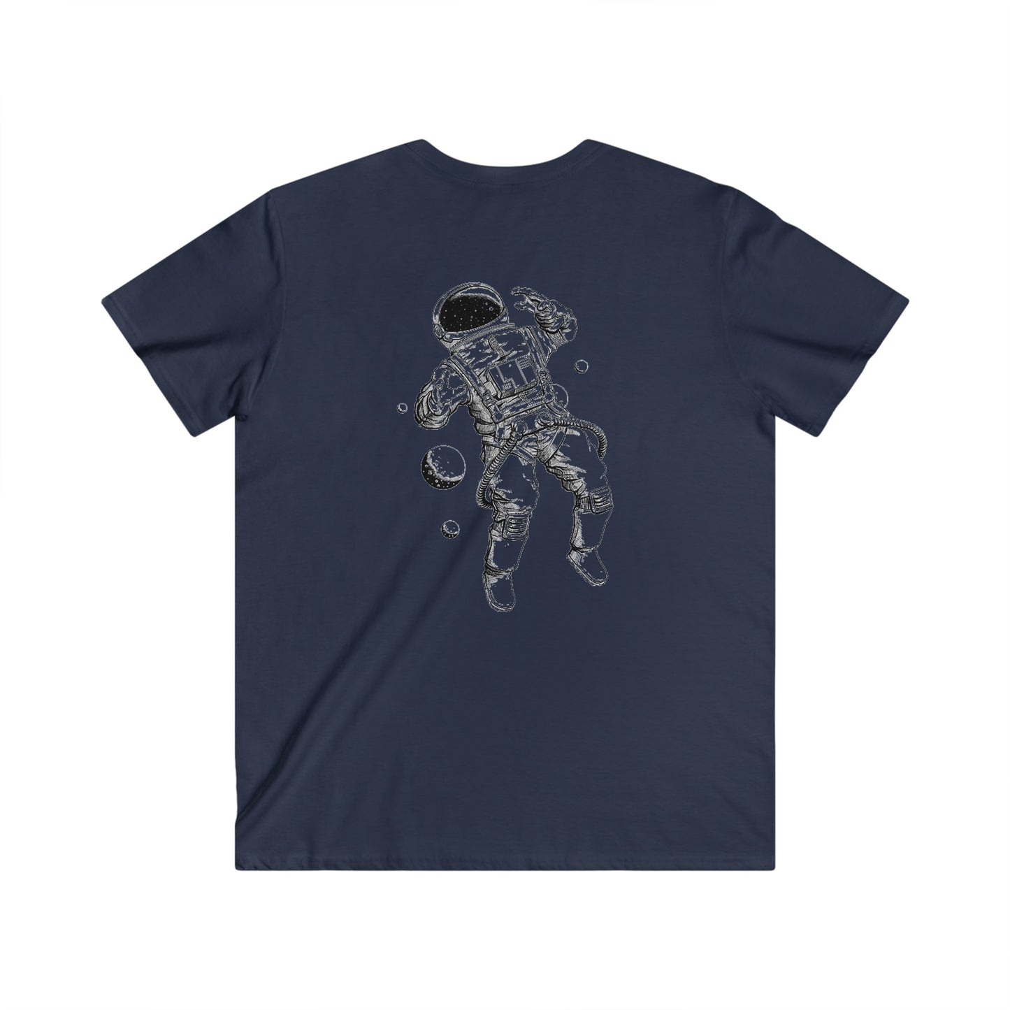 Custom Fitted V-Neck Short Sleeve Tee