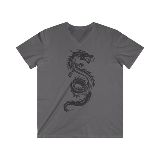 Custom Fitted V-Neck Short Sleeve Tee