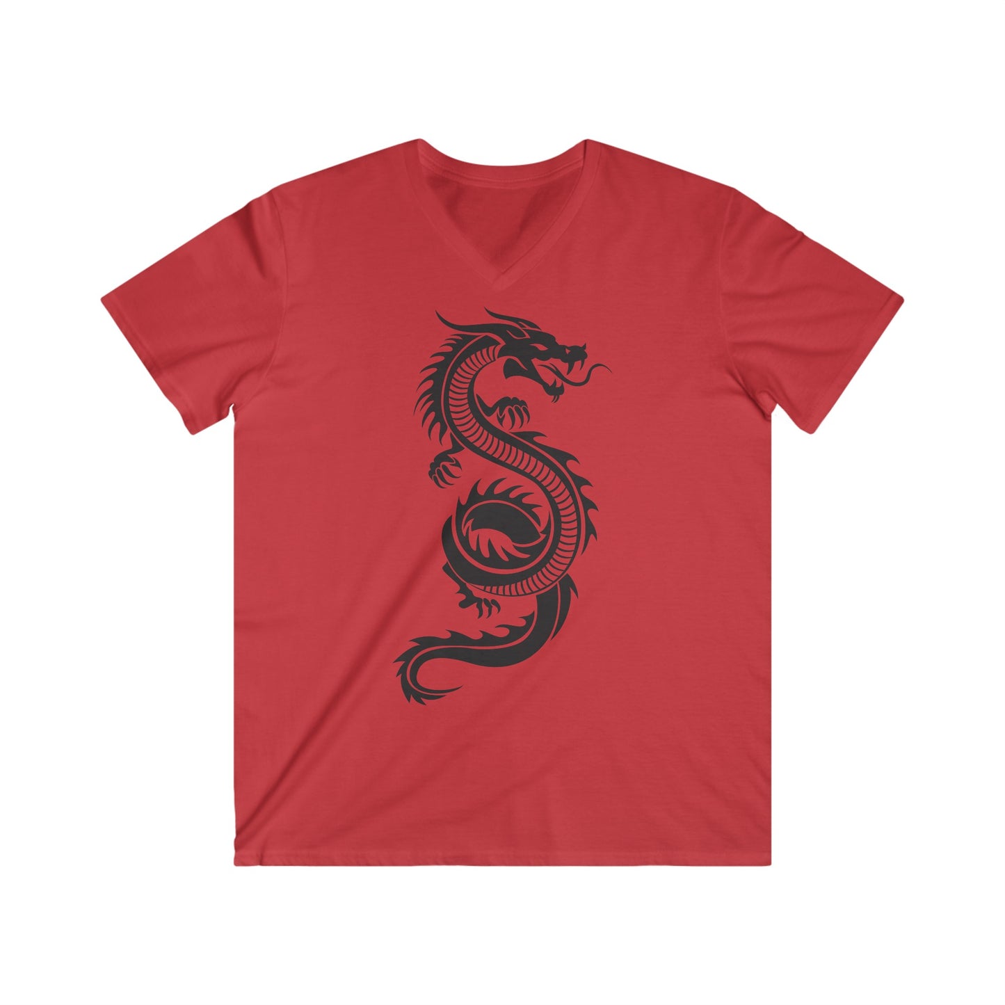 Custom Fitted V-Neck Short Sleeve Tee