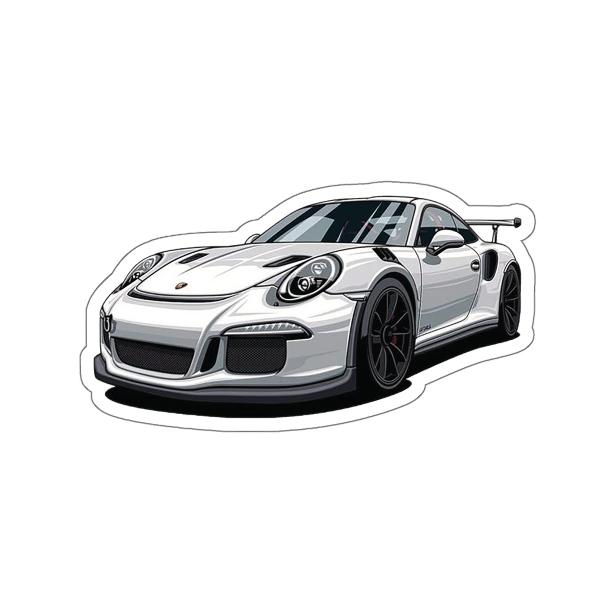 Porsche Kiss-Cut Stickers