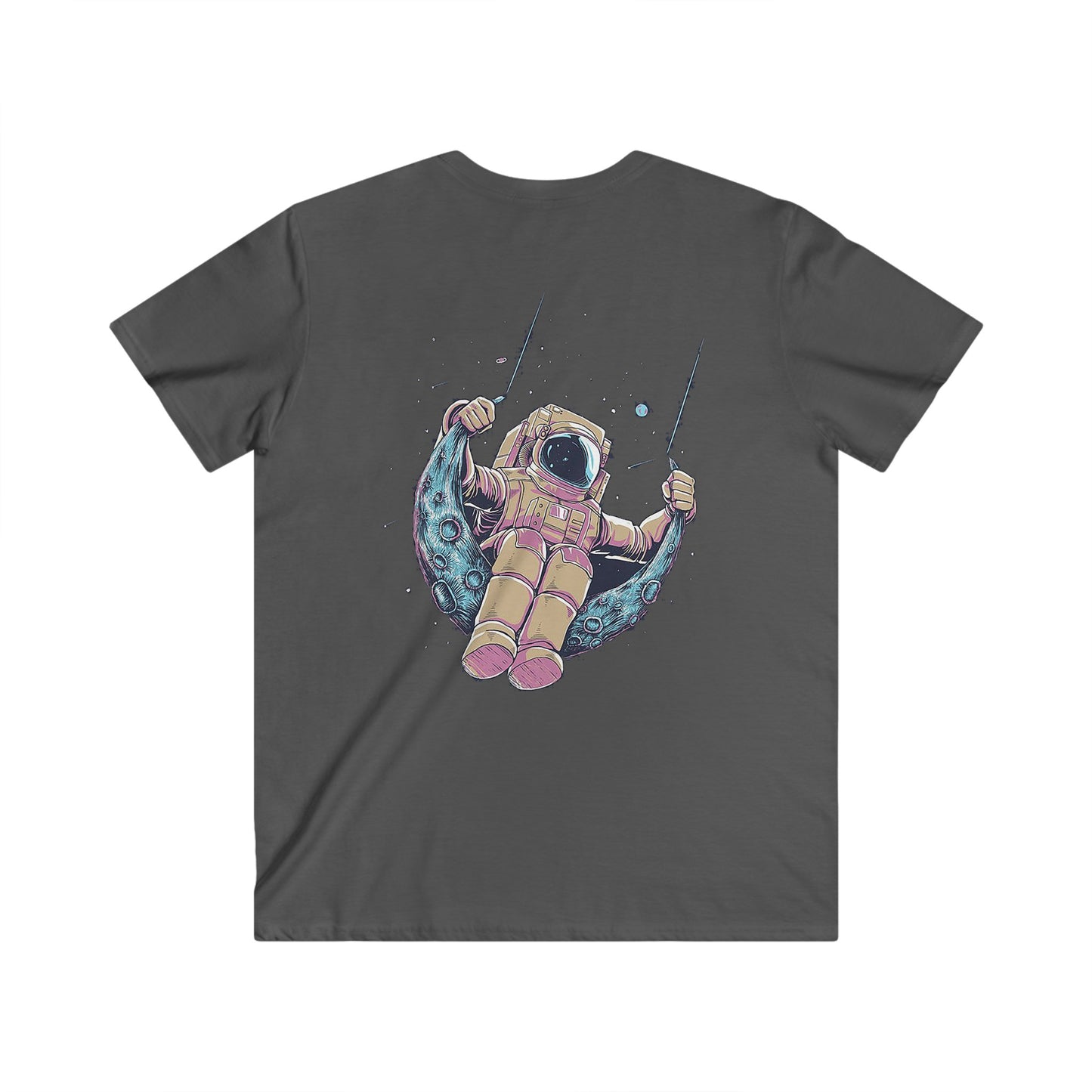 Custom Fitted V-Neck Short Sleeve Tee