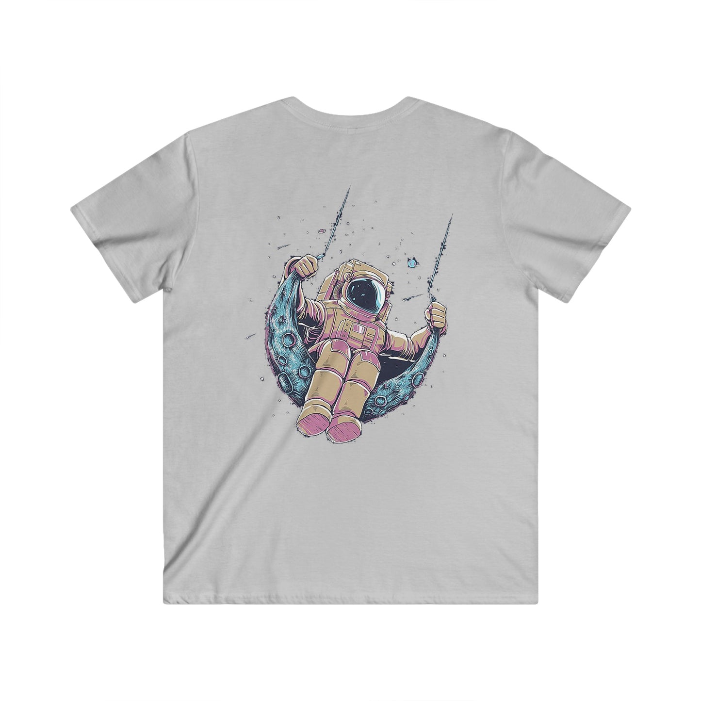 Custom Fitted V-Neck Short Sleeve Tee