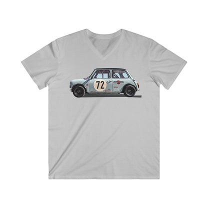 Mini Fitted V-Neck Short Sleeve Tee