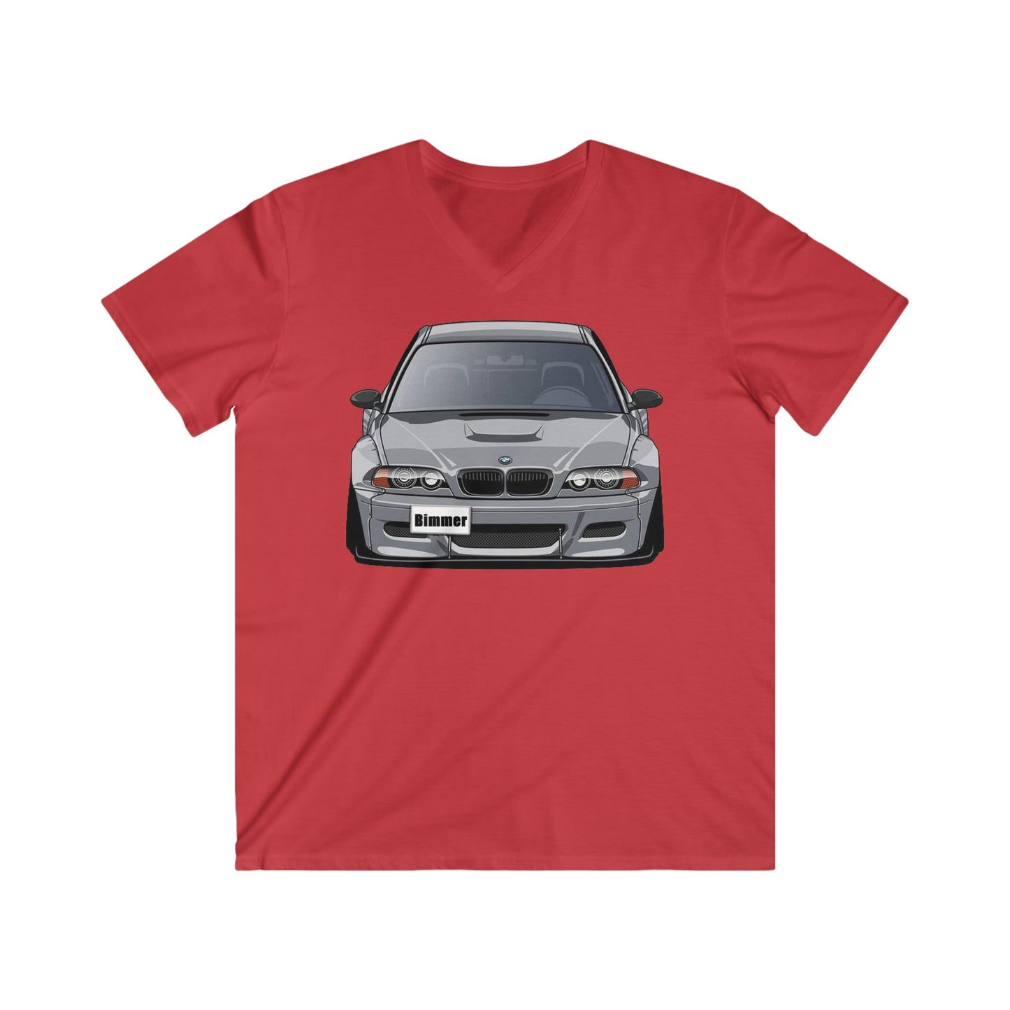 BMW Fitted V-Neck Short Sleeve Tee