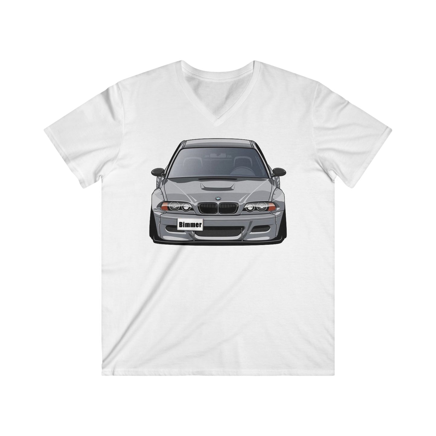 BMW Fitted V-Neck Short Sleeve Tee