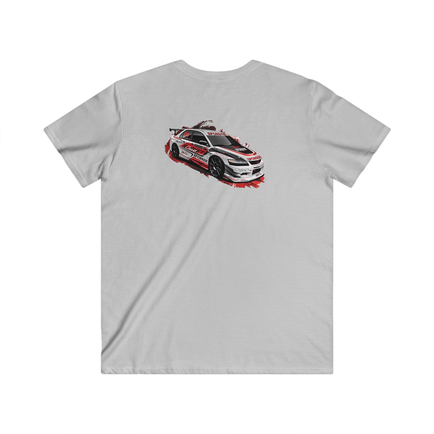 Lancer Fitted V-Neck Short Sleeve Tee