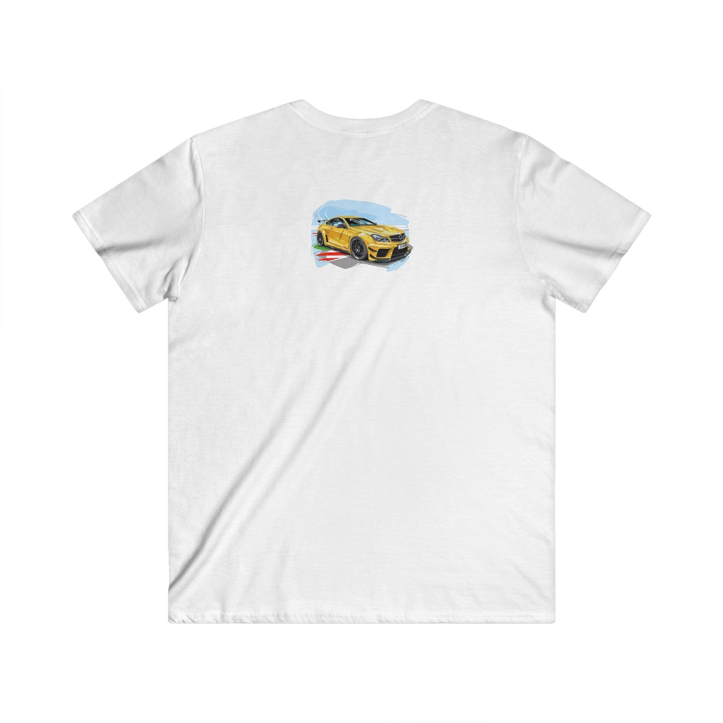 Mercedes Fitted V-Neck Short Sleeve Tee