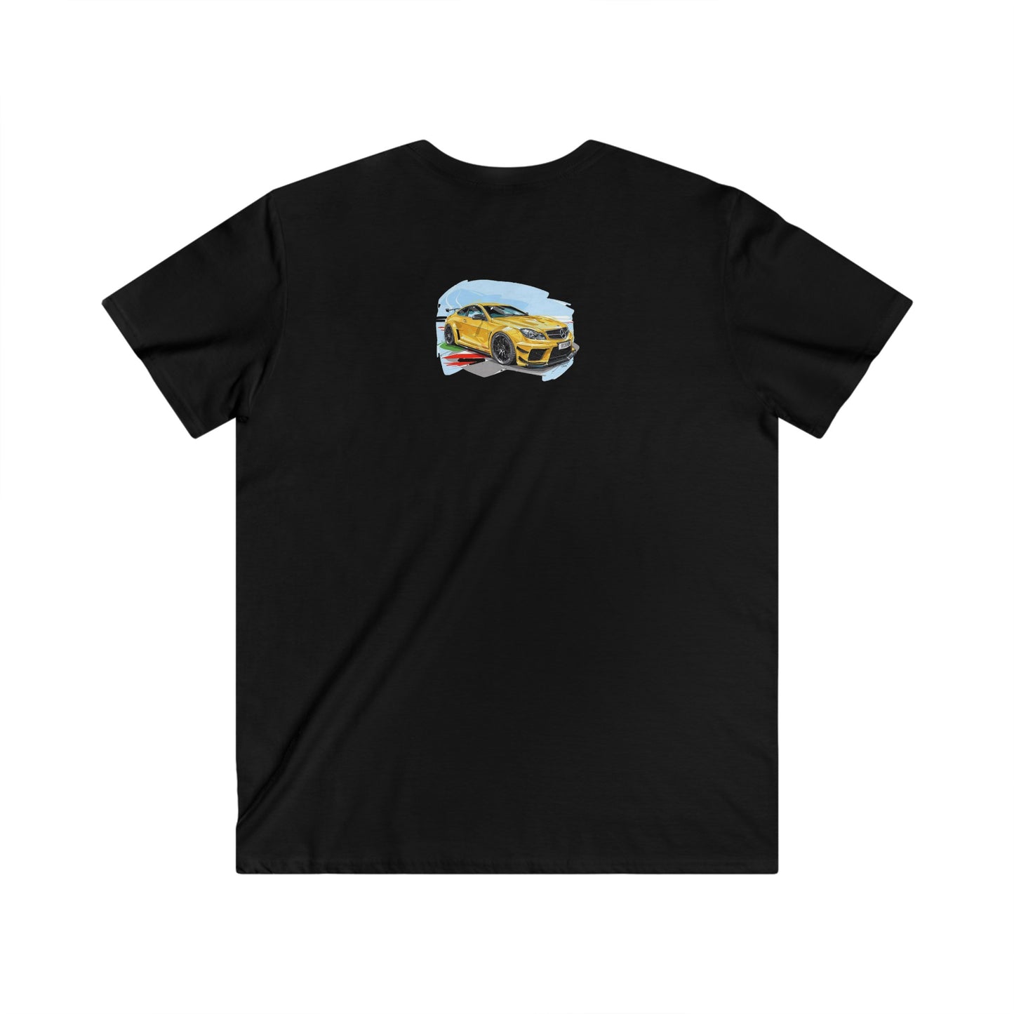 Mercedes Fitted V-Neck Short Sleeve Tee