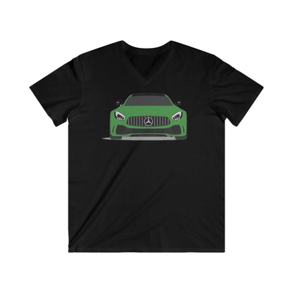 Mercedes Fitted V-Neck Short Sleeve Tee