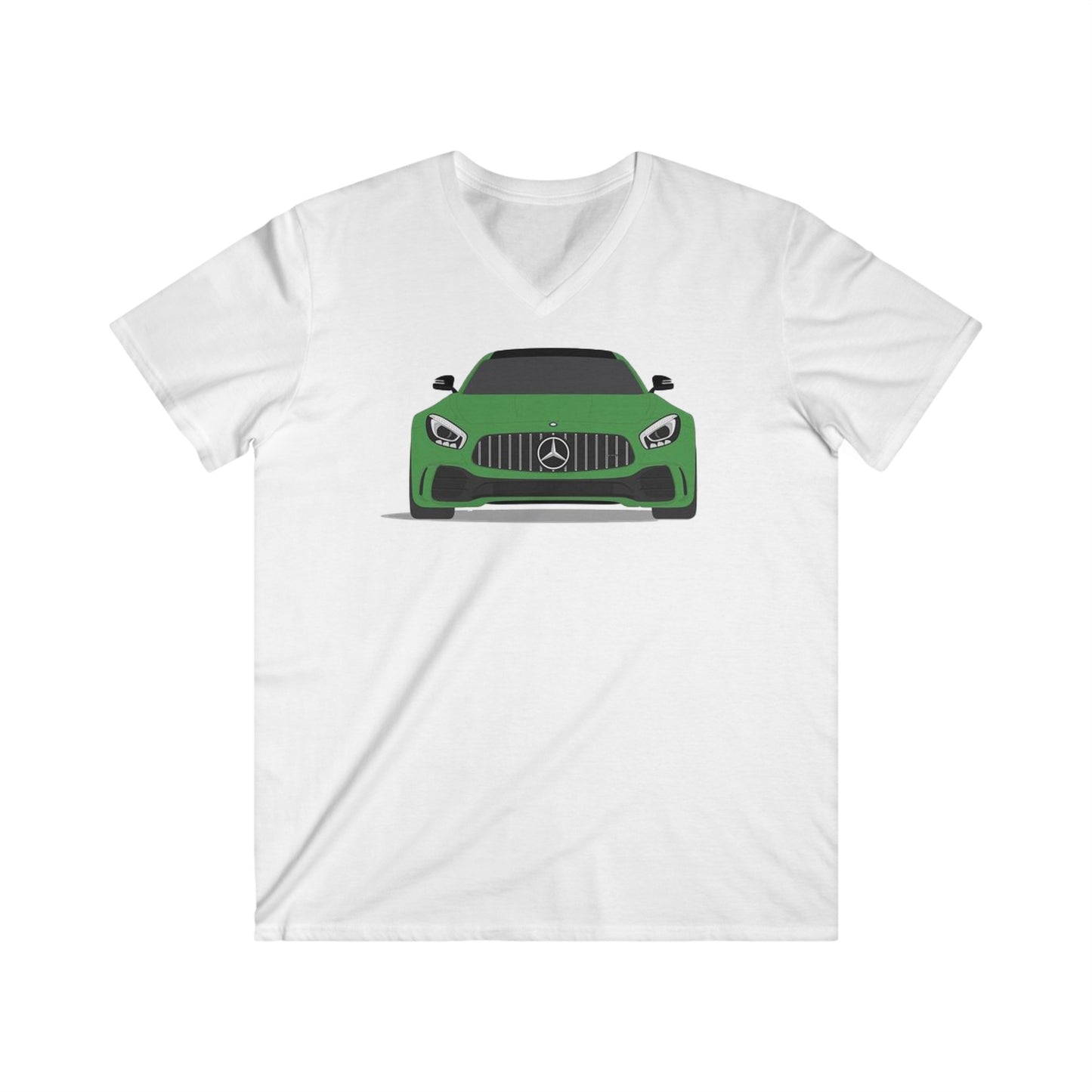 Mercedes Fitted V-Neck Short Sleeve Tee