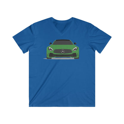 Mercedes Fitted V-Neck Short Sleeve Tee