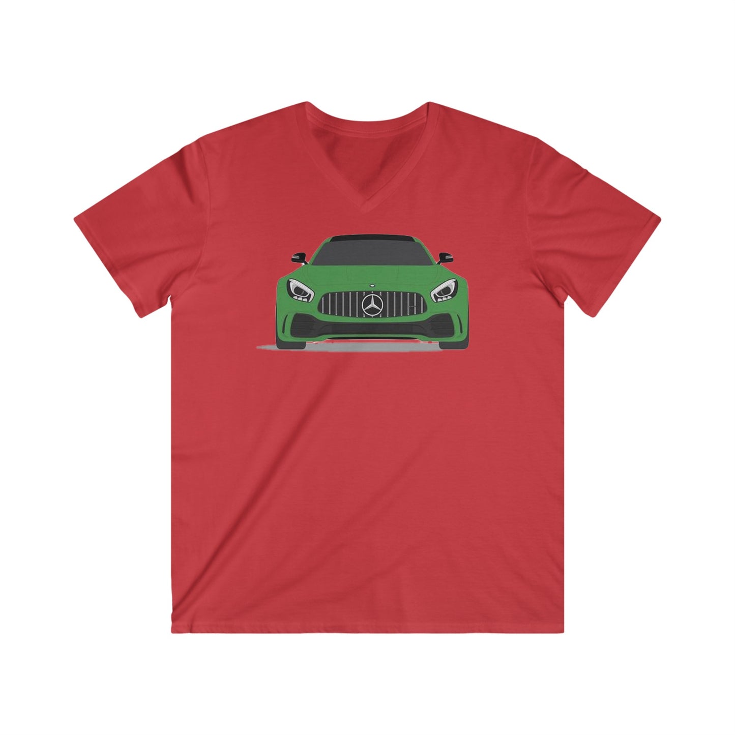 Mercedes Fitted V-Neck Short Sleeve Tee
