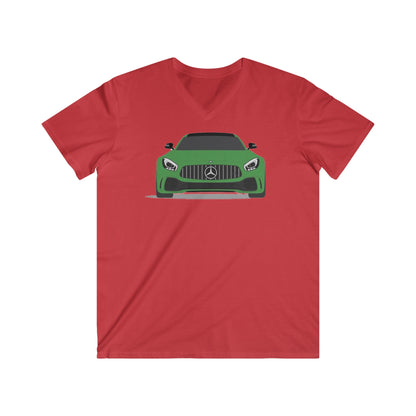Mercedes Fitted V-Neck Short Sleeve Tee
