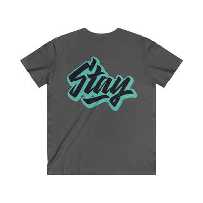 Custom Fitted V-Neck Short Sleeve Tee