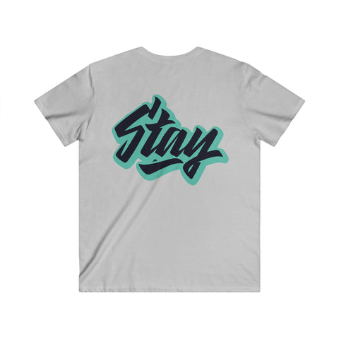 Custom Fitted V-Neck Short Sleeve Tee