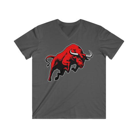 Custom Fitted V-Neck Short Sleeve Tee