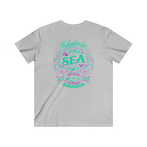 Custom Fitted V-Neck Short Sleeve Tee