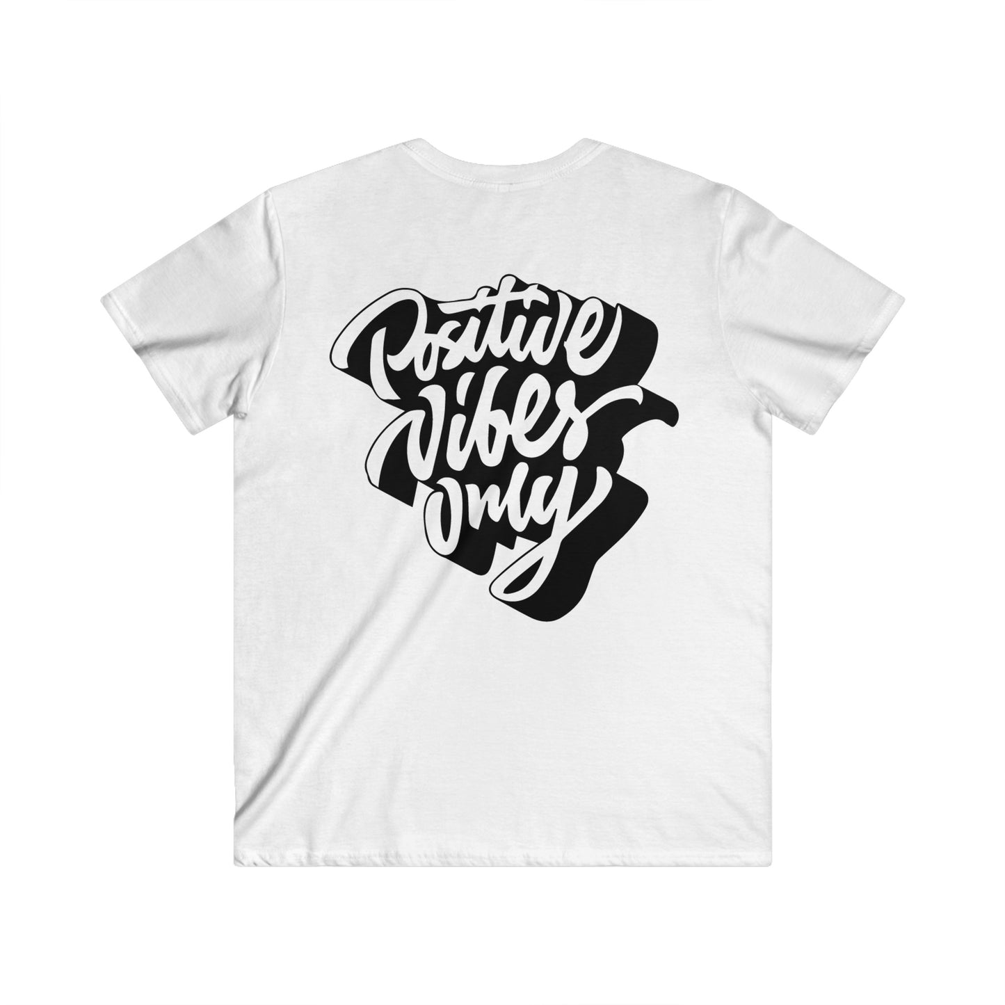 Custom Fitted V-Neck Short Sleeve Tee