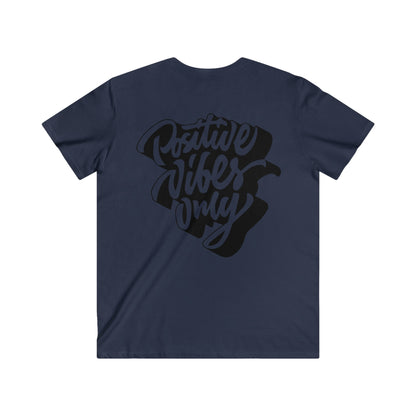 Custom Fitted V-Neck Short Sleeve Tee