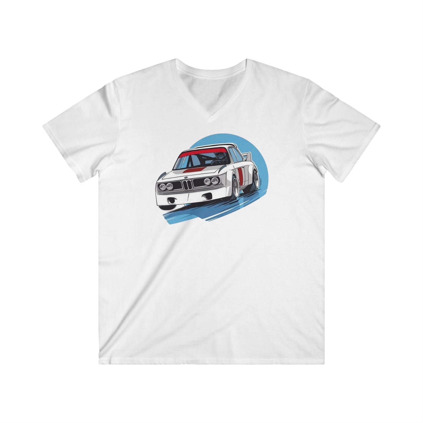 BMW Fitted V-Neck Short Sleeve Tee