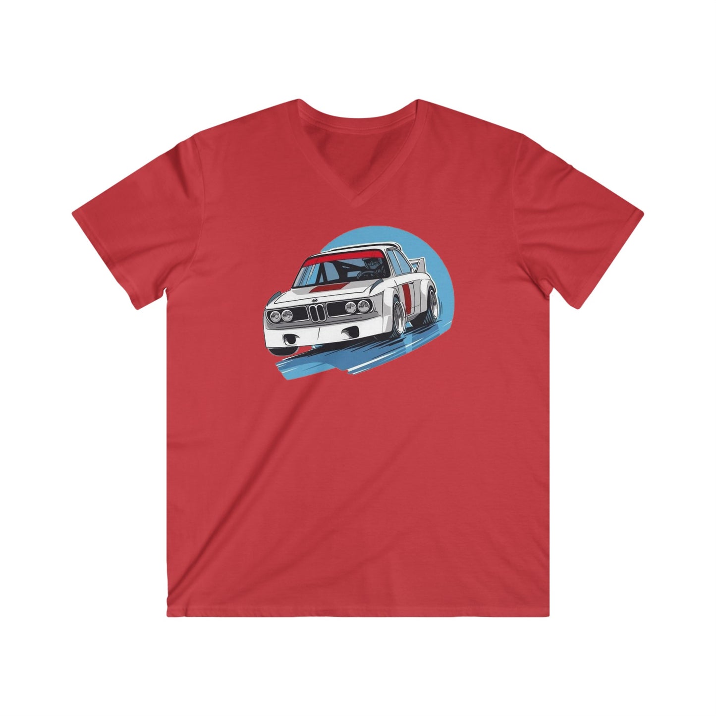 BMW Fitted V-Neck Short Sleeve Tee