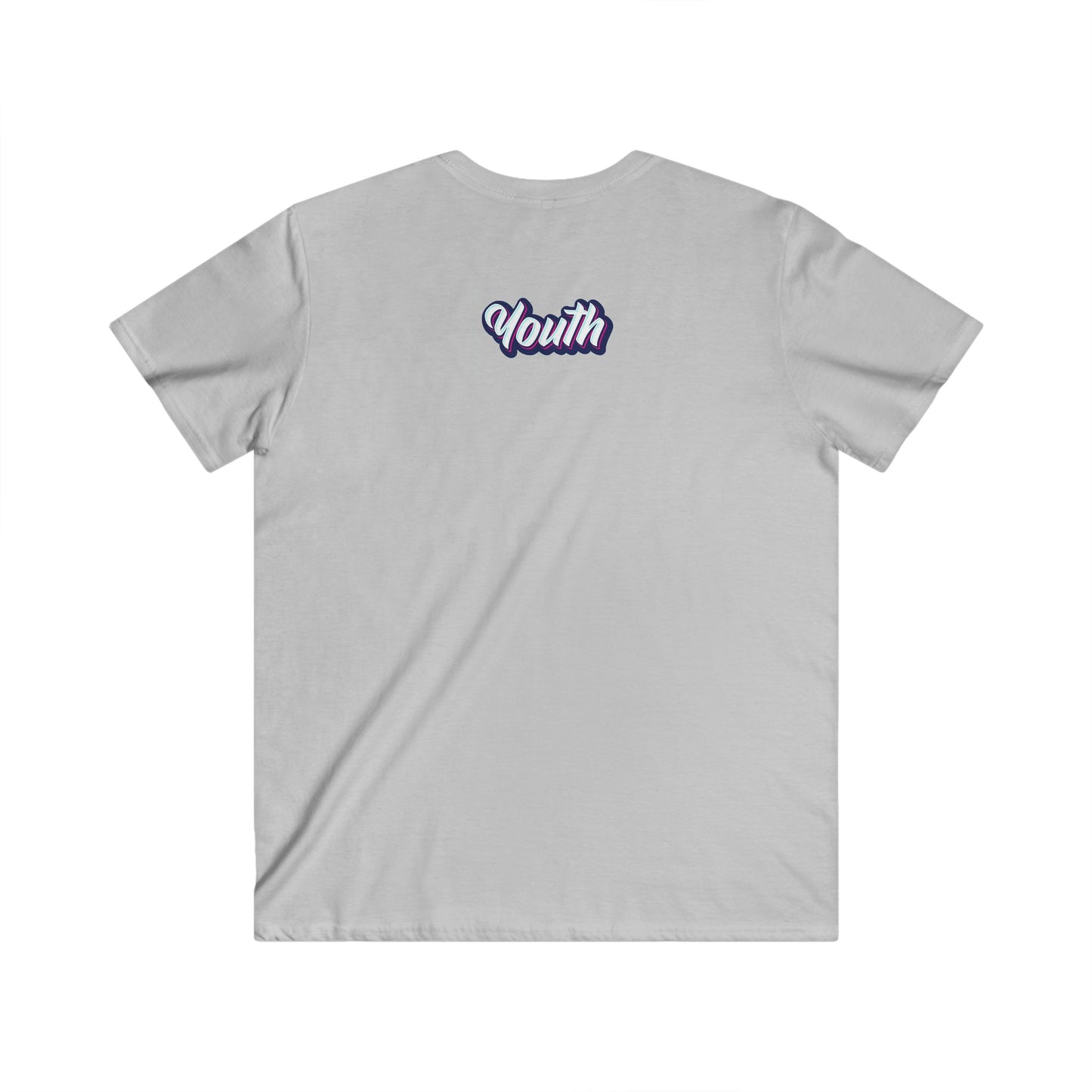 Custom Fitted V-Neck Short Sleeve Tee