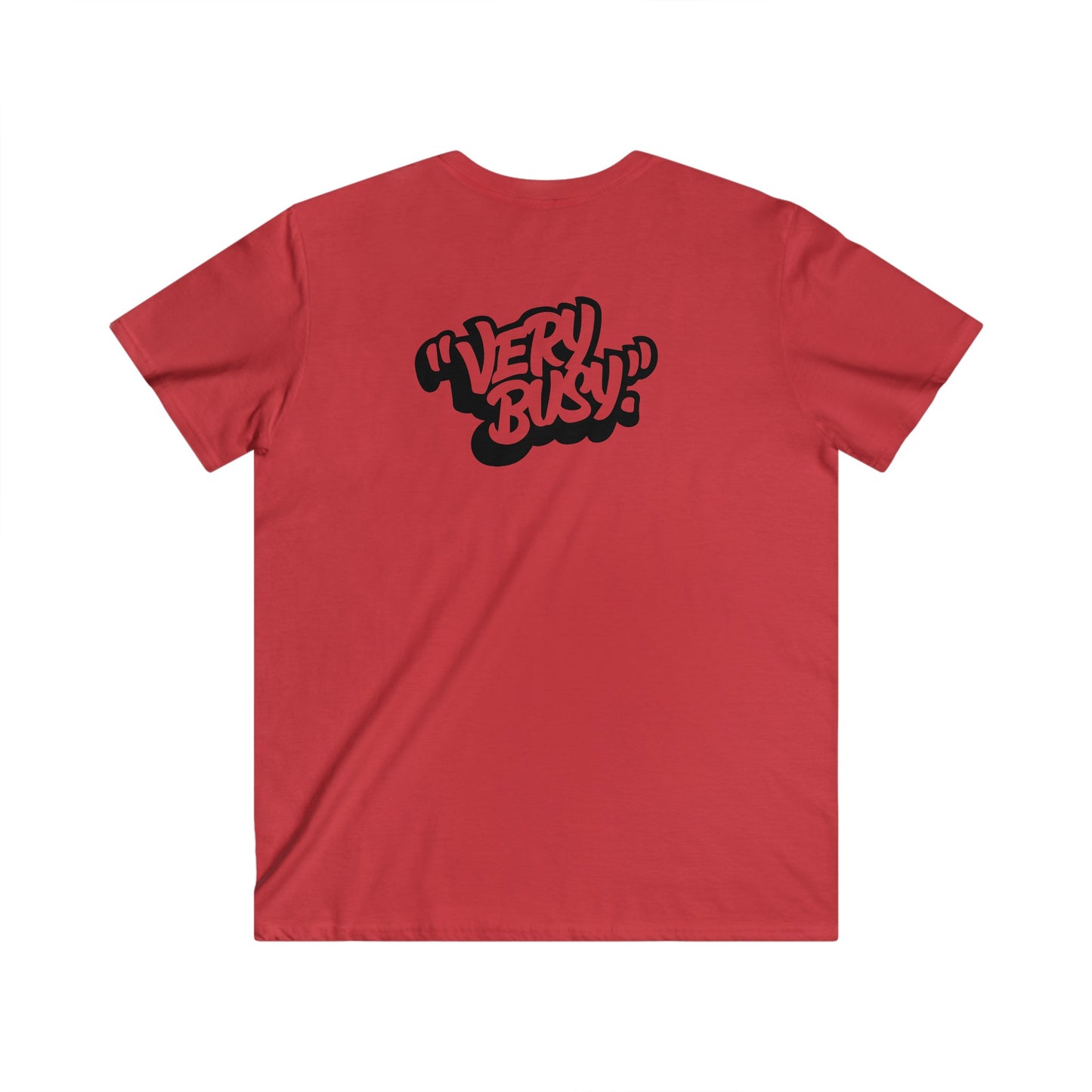 Custom Fitted V-Neck Short Sleeve Tee