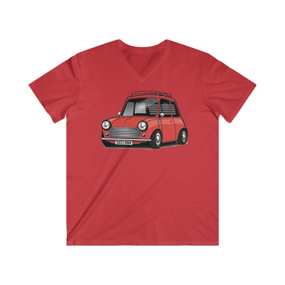 Mini Fitted V-Neck Short Sleeve Tee