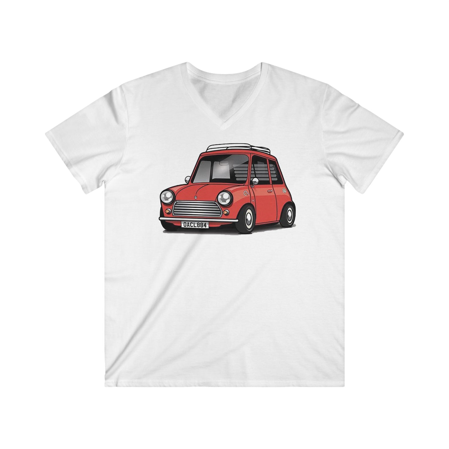 Mini Fitted V-Neck Short Sleeve Tee