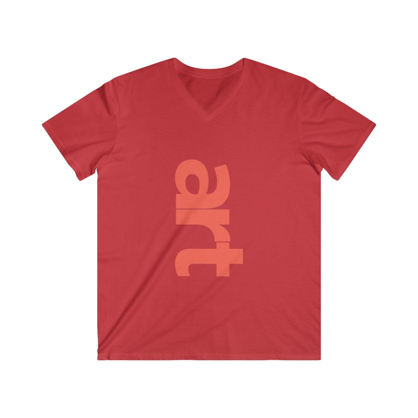 Custom Fitted V-Neck Short Sleeve Tee