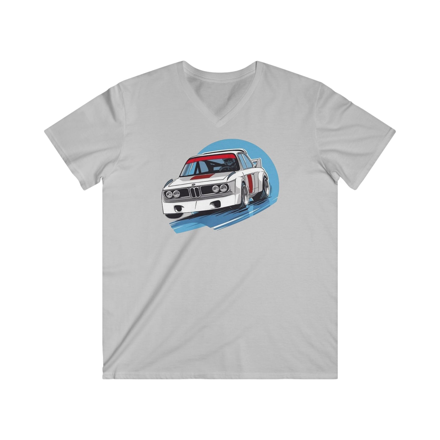 BMW Fitted V-Neck Short Sleeve Tee