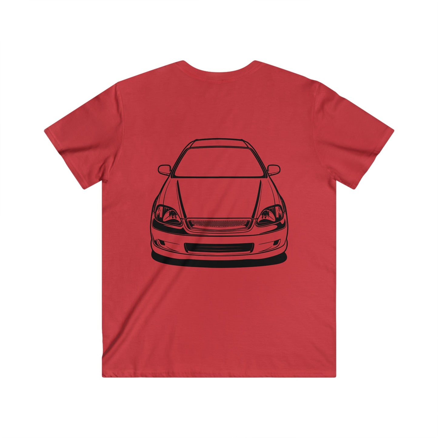 Honda Fitted V-Neck Short Sleeve Tee