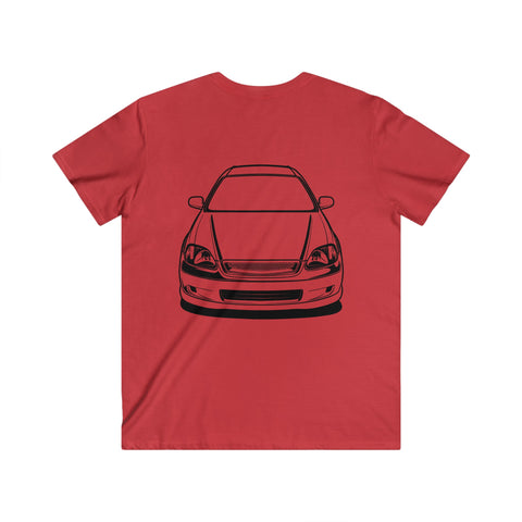 Honda Fitted V-Neck Short Sleeve Tee
