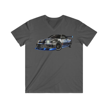 Nissan Fitted V-Neck Short Sleeve Tee