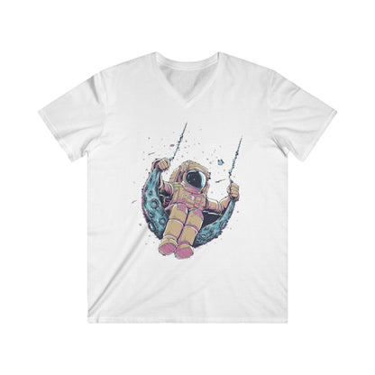 Custom Fitted V-Neck Short Sleeve Tee