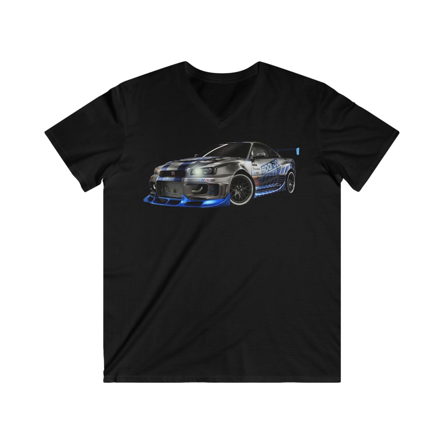 Nissan Fitted V-Neck Short Sleeve Tee