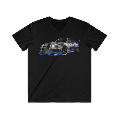 Nissan Fitted V-Neck Short Sleeve Tee
