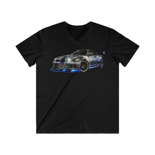 Nissan Fitted V-Neck Short Sleeve Tee