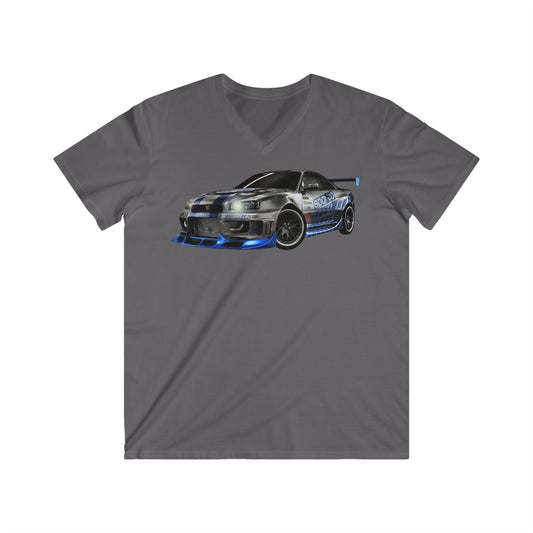 Nissan Fitted V-Neck Short Sleeve Tee