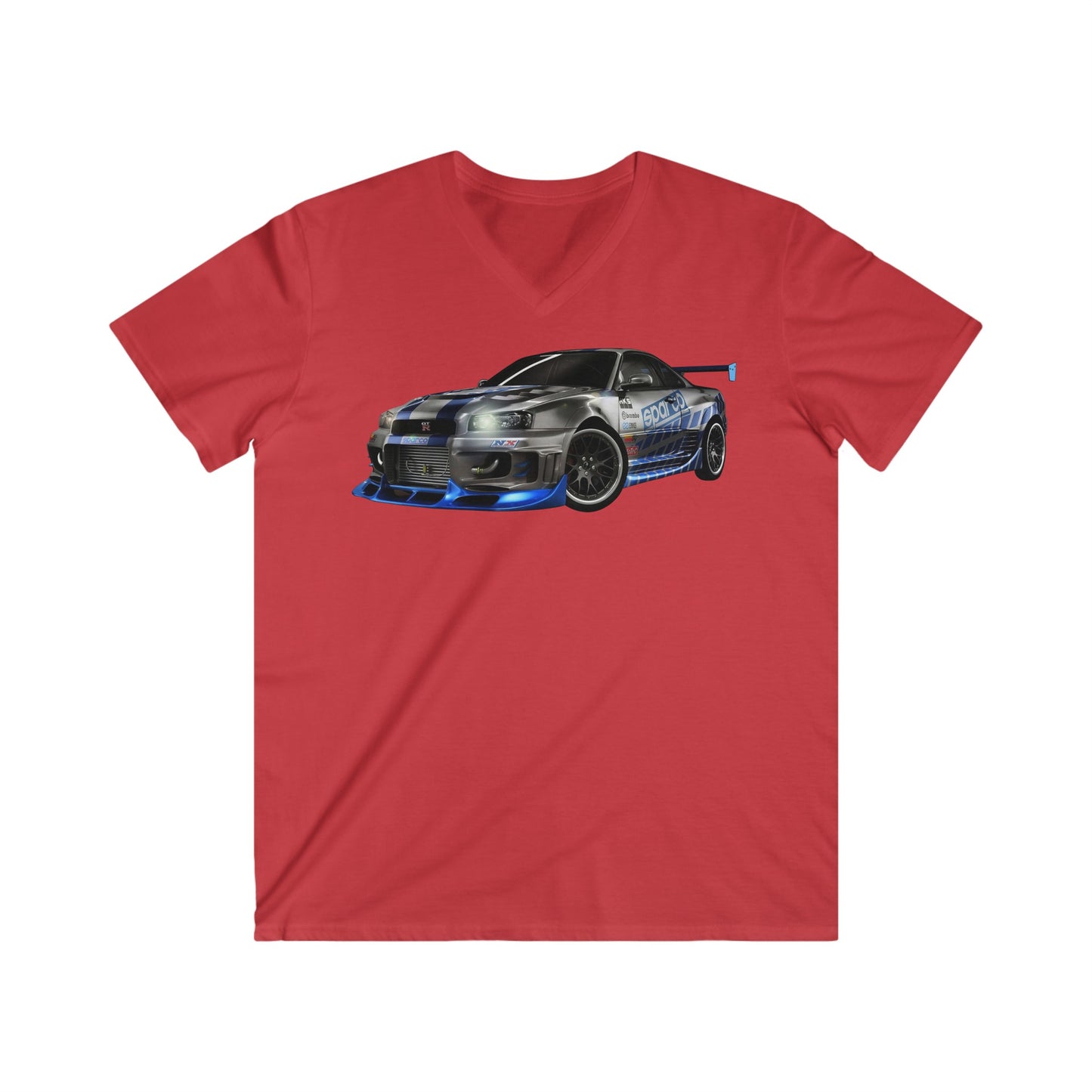 Nissan Fitted V-Neck Short Sleeve Tee