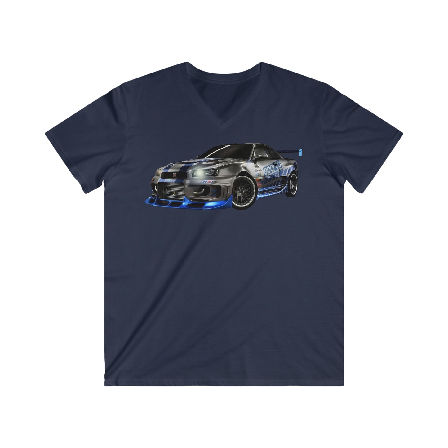 Nissan Fitted V-Neck Short Sleeve Tee