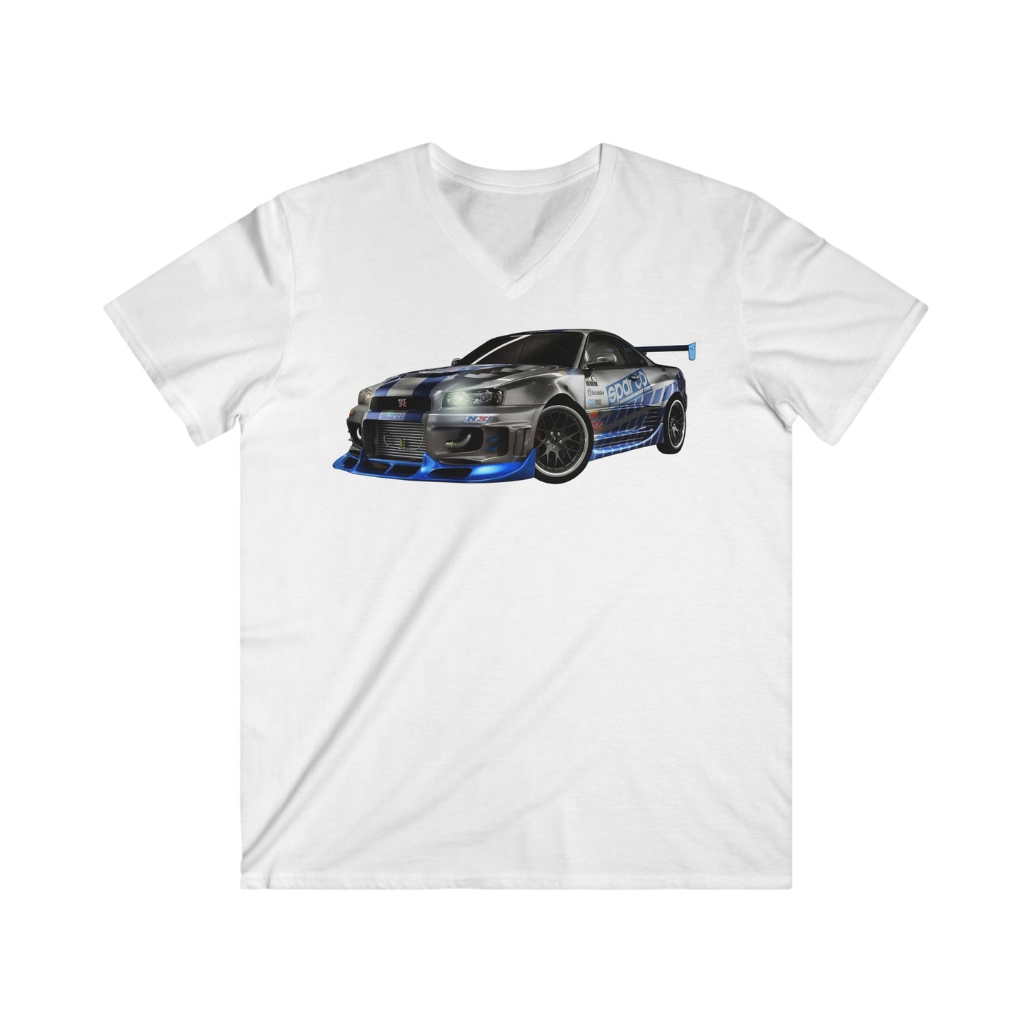 Nissan Fitted V-Neck Short Sleeve Tee